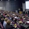 I fjor var de over 300 studenter og nærmere 30 bedrifterpå BIM Studentseminaret. Årets arrangement den 8. februar ventes nytt storinnrykk på Kuben yrkesarena på Økern i Oslo. Foto: Fagskolen Osl